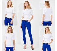 Lauren Ralph Judy sous-Marin Chemise Doux Coton Chemisier Haut T-Shirt Neuf XL