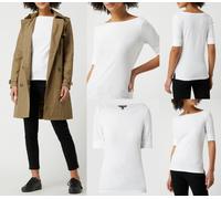Lauren Ralph Judy sous-Marin Chemise Doux Coton Chemisier Haut T-Shirt Neuf XS