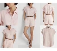Lauren Ralph Lauren Chemise En Lin À Manches Dolman Blouse Tee Lino Haut S