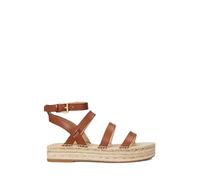 Lauren Ralph Lauren Espadrille Gladiateur en cuir Polly 802961839001 Couleur Tan