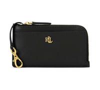 Ralph Lauren Porte-monnaie zippé Cuir de vache finement grainé Noir Femme Taille unique