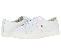 Lauren Ralph Lauren Janson II Action Baskets en Cuir, RL Blanc., 43 EU