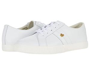 Lauren Ralph Lauren Janson II Action Baskets en Cuir, RL Blanc., 43 EU