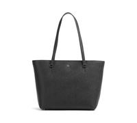 Lauren Ralph Lauren Karly Medium Cabas noir, saffiano cuir de vache, femme