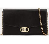 Lauren Ralph Lauren Lauren Ralph Lauren Black Adair Leather Chain Cross-Body Clutch Bag