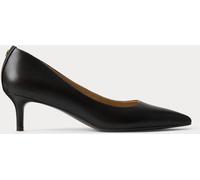 Lauren Ralph Lauren Lauren Ralph Lauren Black Adrienne Leather Kitten Court Heels Black 7 EU 40