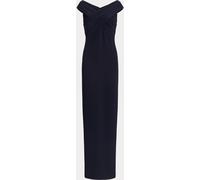 Lauren Ralph Lauren Lauren Ralph Lauren Blue Irene Off-The-Shoulder Gown Blue 12