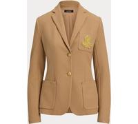Lauren Ralph Lauren Lauren Ralph Lauren Brown Anfisa Crest Logo Blazer Jacket