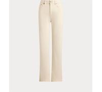 Lauren Ralph Lauren Lauren Ralph Lauren Cream Wash Slim Bootcut High Waisted Jeans