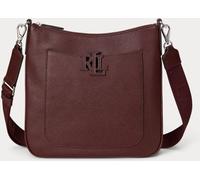 Lauren Ralph Lauren Lauren Ralph Lauren Dark Garnet Cameryn Pebbled Leather Large Cross-Body Bag