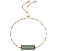 Lauren Ralph Lauren Lauren Ralph Lauren Gold Gold Tone and Erinite Baguette Slider Bracelet