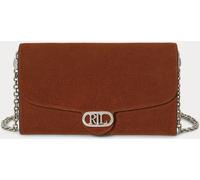 Lauren Ralph Lauren Lauren Ralph Lauren Lauren Tan Adair Leather Chain Cross-Body Clutch Bag