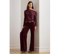 Lauren Ralph Lauren Lauren Ralph Lauren Red Hasbrin Satin Blouse