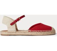Lauren Ralph Lauren Lauren Ralph Lauren Red Robby Espadrilles Flat Sandal Red EU 37 (UK 4)