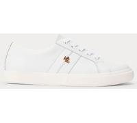 Lauren Ralph Lauren Lauren Ralph Lauren White Janson Logo Leather Trainers