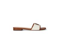 Lauren Ralph Lauren Mule 'EVERLEY' marron / blanc, Taille 40,5