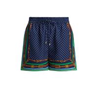 Lauren Ralph Lauren Pantalon bleu marine / marron / citron vert / blanc, Taille 32