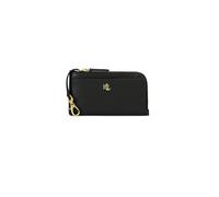 Ralph Lauren Porte-monnaie zippé Cuir de vache finement grainé Noir Femme Taille unique