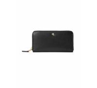 Portefeuille en cuir noir Ralph Lauren