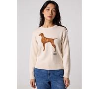 Lauren Ralph Lauren Pull en coton avec chien en intarsia pour M Beige