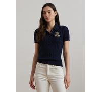 Lauren Ralph Lauren Pull Lauren Ralph Lauren Montiva en maille torsadée de coton à logo brodé