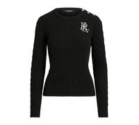 Lauren Ralph Lauren Pull-over noir / argent, Taille XS