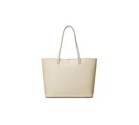 LAUREN RALPH LAUREN Sac en cuir - Shopper KARLY TOTE Large crème