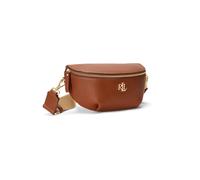 Lauren Ralph Lauren Marcy Sac banane marron, cuir de vache finement grainé, femme