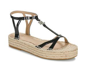 Lauren Ralph Lauren Sandales compensées PAYTON-ESPADRILLES-FLAT in Noir 39