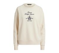 Ralph Lauren, Femme, Sweatshirts et sweats à capuche, Beige, Taille: 36 FR Logo SweaT-shirt
