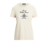 Lauren Ralph Lauren T-shirt crème / bleu nuit, Taille M