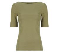 Lauren Ralph Lauren T-shirt JUDY ELBOW SLEEVE KNIT in Kaki EU S