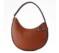 Lauren Ralph Lauren Sac à bandoulière Tasha cuir finement grainé 32 cm brun