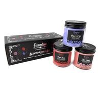 Insight Editions Coffret de bougies parfumées en verre Powerless Trilogy – Lot de 3