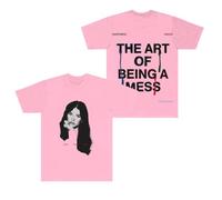 Lauren Spencer Smith Photo T-Shirts The Art of Being A Mess Tour Merch Femmes Hommes T-shirt à manches courtes, rose, XXS