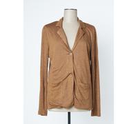 lauren vidal gilets femme de couleur marron 40
