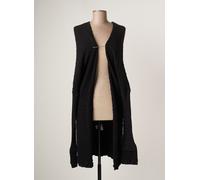 lauren vidal gilets femme de couleur noir 40
