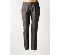 lauren vidal pantalons femme de couleur gris 38