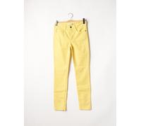 lauren vidal pantalons femme de couleur jaune 34
