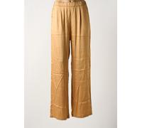 lauren vidal pantalons femme de couleur marron