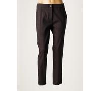 lauren vidal pantalons femme de couleur marron