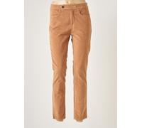 lauren vidal pantalons femme de couleur marron 36