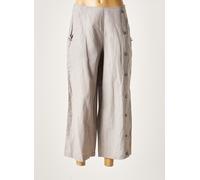 lauren vidal pantalons femme de couleur marron 38