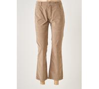lauren vidal pantalons femme de couleur marron 44