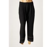 lauren vidal pantalons femme de couleur noir