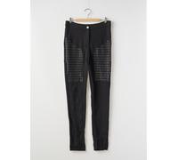 lauren vidal pantalons femme de couleur noir