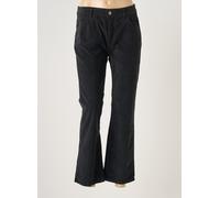 lauren vidal pantalons femme de couleur noir