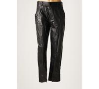 lauren vidal pantalons femme de couleur noir 38