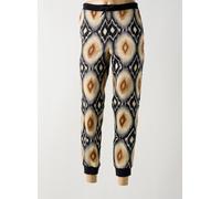 lauren vidal pantalons femme de couleur noir 38