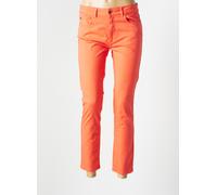lauren vidal pantalons femme de couleur orange 40
